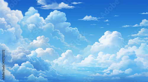 cloudscape on nature background