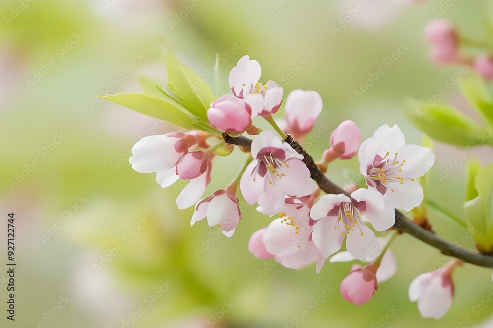 Naklejka premium Full bloom cherry blossoms