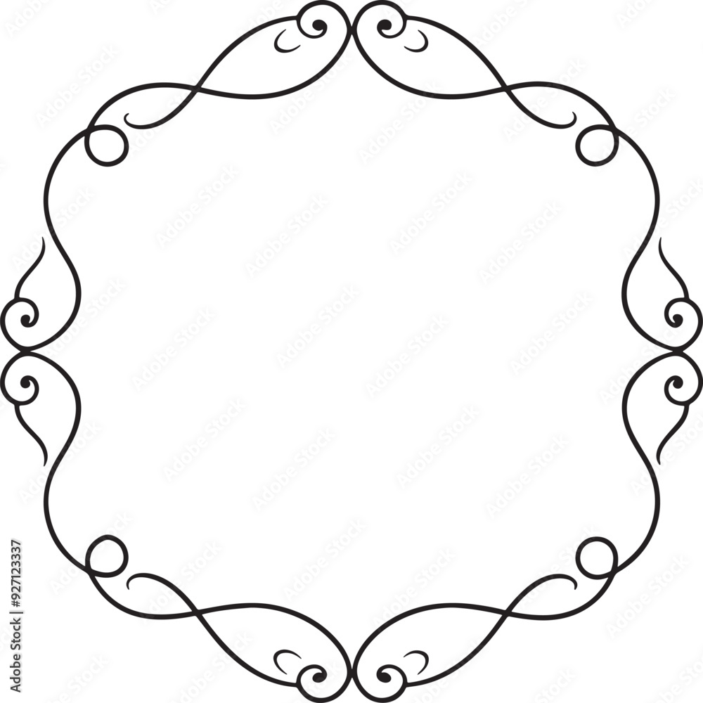 Elegant Calligraphic Ornamental Frame Designs with Transparent Background Elegant Calligraphic Ornamental Frame Designs with Transparent Background