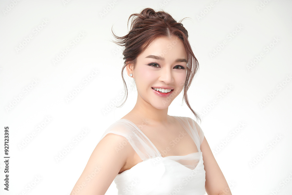 Beautiful young asian woman with clean fresh skin on white background, Face care, Facial treatment, Cosmetology, beauty and spa, Asian women portrait. Beautiful young asian woman with clean fresh skin on white background, Face care, Facial treatment, Cosmetology, beauty and spa, Asian women portrait.