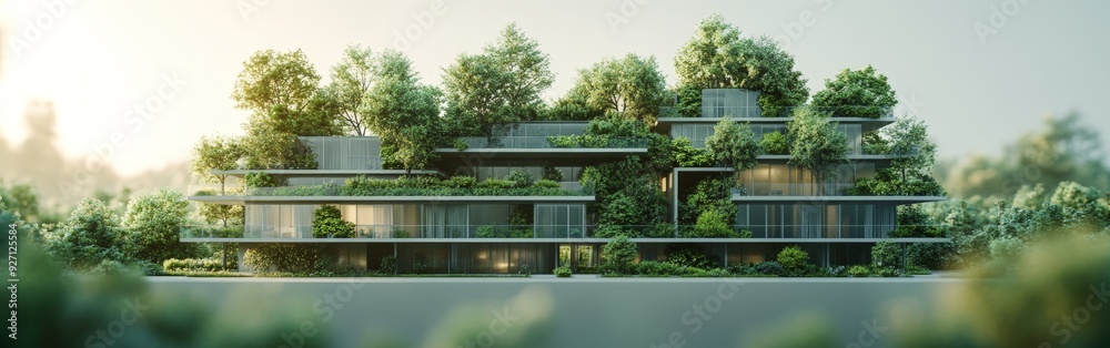 Architects designing green building with rooftop gardens Architects designing green building with rooftop gardens