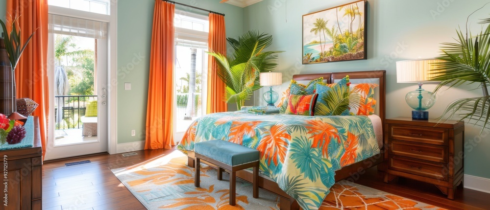 Tropical Bedroom Interior Design. Tropical Bedroom Interior Design.