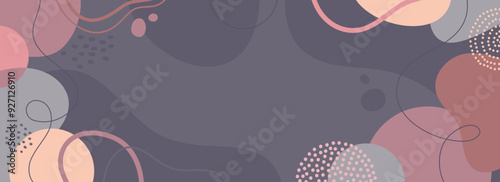 Design banner frame background .Colorful poster background