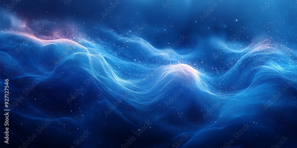 Blue grainy gradient background noise texture blurred dark light header backdrop poster banner design