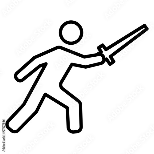 Fencing Sword Icon
