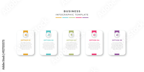 Presentation business infographic template
