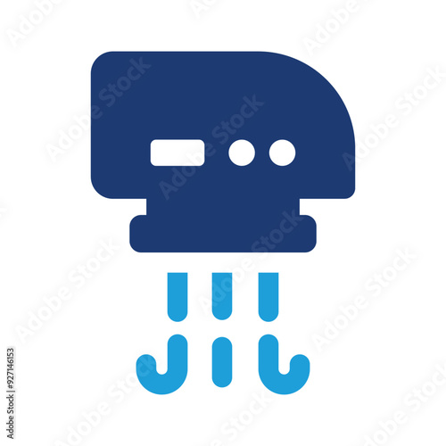 Hand dryer icon