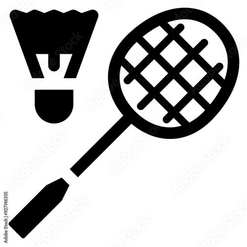 Badminton Racket Icon