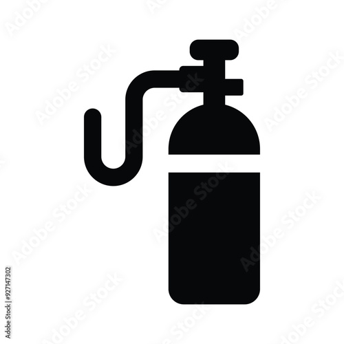 Oxygen bottle icon
