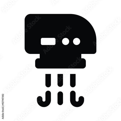 Hand dryer icon