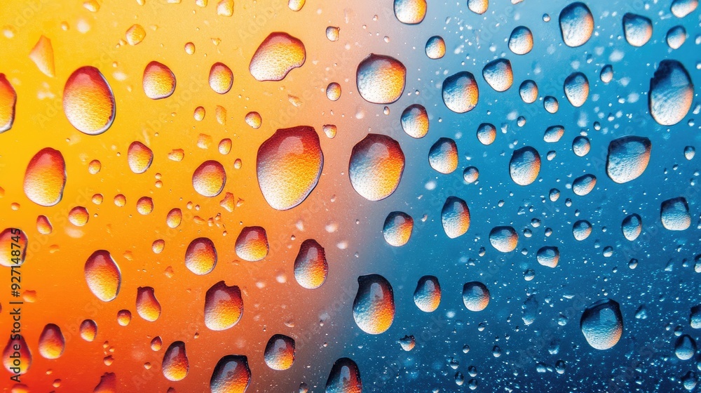 Water droplets on a glass surface. This photo is perfect for showcasing the beauty of nature and the simplicity of water droplets. Water droplets on a glass surface. This photo is perfect for showcasing the beauty of nature and the simplicity of water droplets.