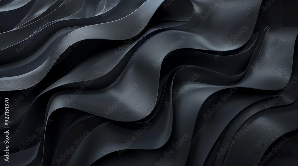 This is a picture of a black, abstract, wavy surface.
This is a picture of a black, abstract, wavy surface.