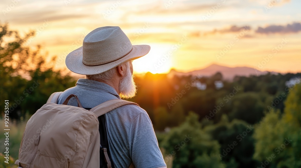 Retiree beginning a new chapter in life with travel plans Retiree beginning a new chapter in life with travel plans
