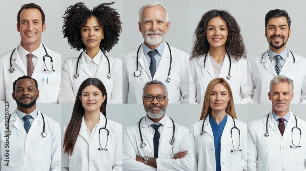 Global Telemedicine Collaboration - Diverse Group of Doctors in Video Conference Discussing Healthcare Strategies Worldwide, Generative Ai Global Telemedicine Collaboration - Diverse Group of Doctors in Video Conference Discussing Healthcare Strategies Worldwide, Generative Ai