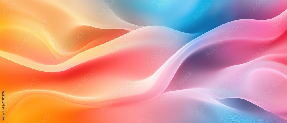 Vibrant abstract background with smooth, flowing waves of colorful gradients in warm and cool hues, perfect for modern designs and creative projects. Vibrant abstract background with smooth, flowing waves of colorful gradients in warm and cool hues, perfect for modern designs and creative projects.
