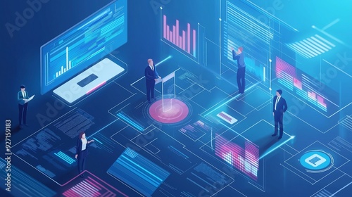 AI-powered customer relationship management (CRM) systems, CRM systems featuring a picture of marketers handling customer data