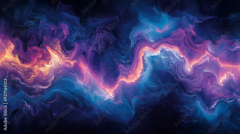 Galactic Stream, galaxy swirls, vibrant energy, light flow, deep space, neon colors, celestial movement, cosmic waves Galactic Stream, galaxy swirls, vibrant energy, light flow, deep space, neon colors, celestial movement, cosmic waves