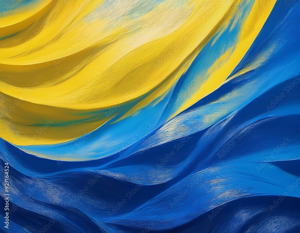 Hintergrund aus Strichen, blau mit gelb Hintergrund aus Strichen, blau mit gelb