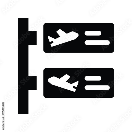 Flight board icon