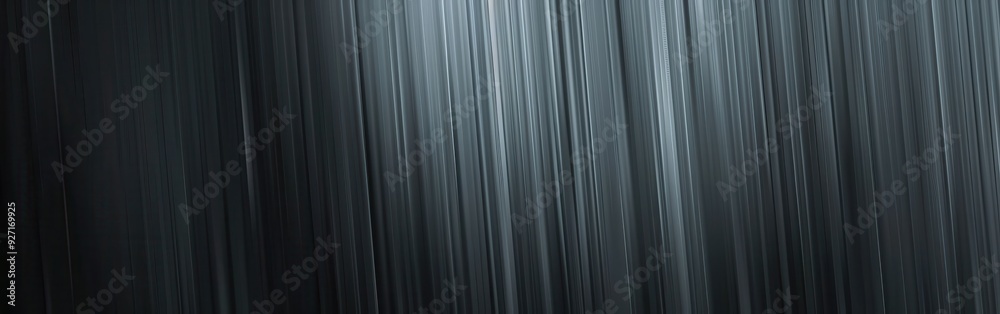 A close-up view of dark curtains with a light source shining through them from behind, casting vertical lines of light across the fabric. The curtains are textured and slightly translucent, creating a A close-up view of dark curtains with a light source shining through them from behind, casting vertical lines of light across the fabric. The curtains are textured and slightly translucent, creating a