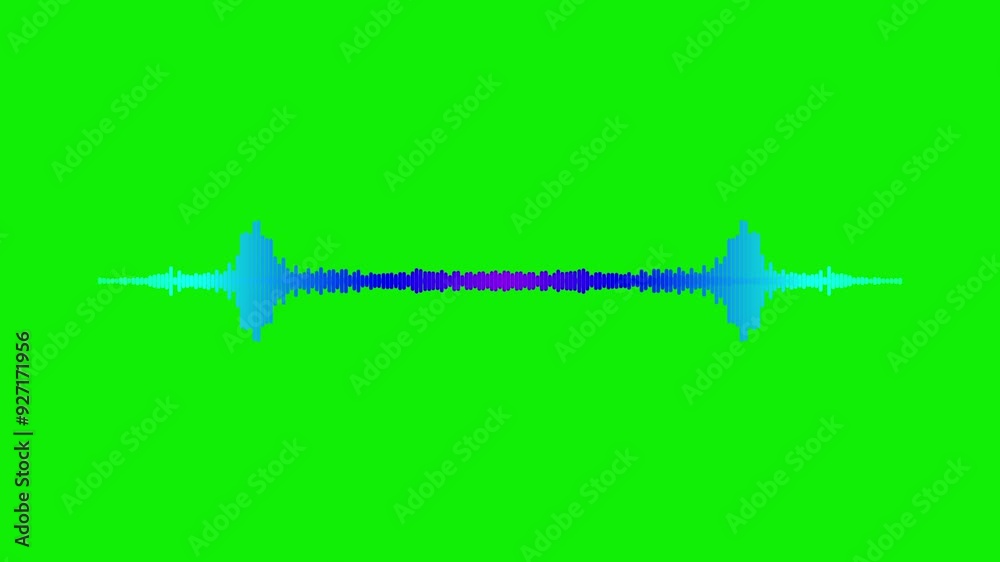4k abstract music sound wave or audio wavefrom isolated on green screen background.Line digital minimalist voice and symbol technology. 4k abstract music sound wave or audio wavefrom isolated on green screen background.Line digital minimalist voice and symbol technology.