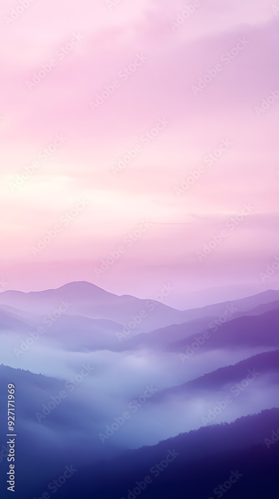 Fototapeta premium sunrise in the mountains