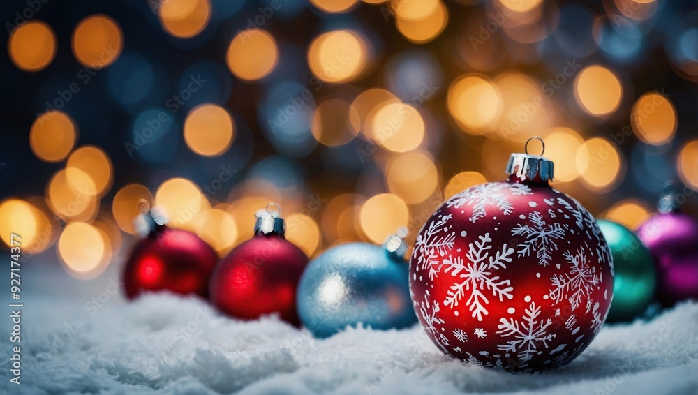 Fototapeta premium Christmas doodles background