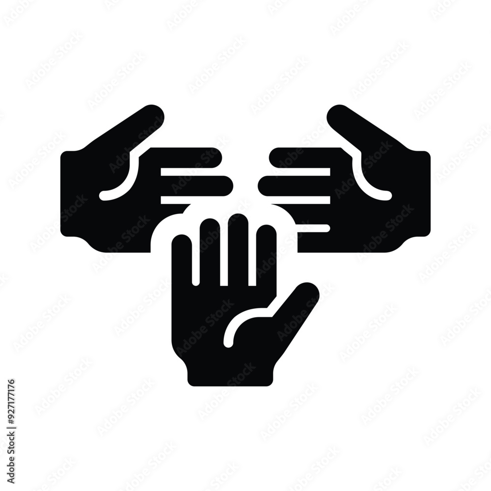 Obraz premium Cooperation icon