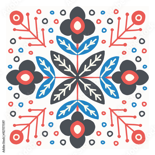 seamless pattern with flowers
