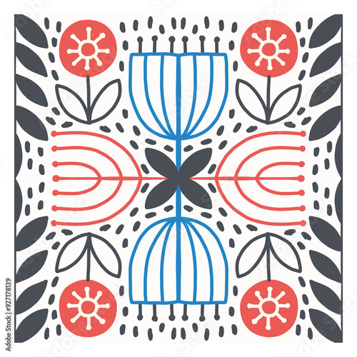 pattern seamless with flowers