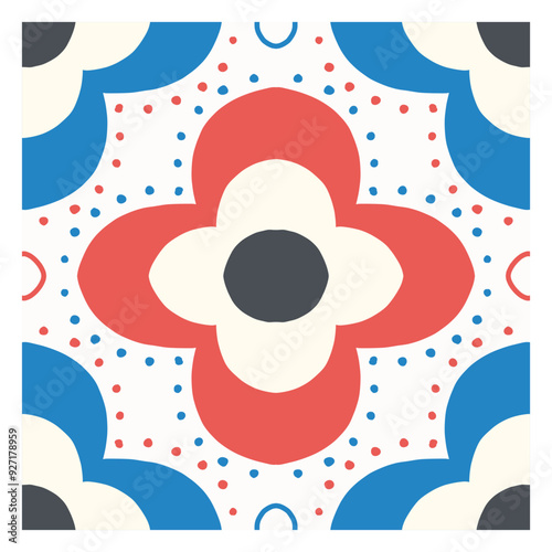 seamless pattern with flowers