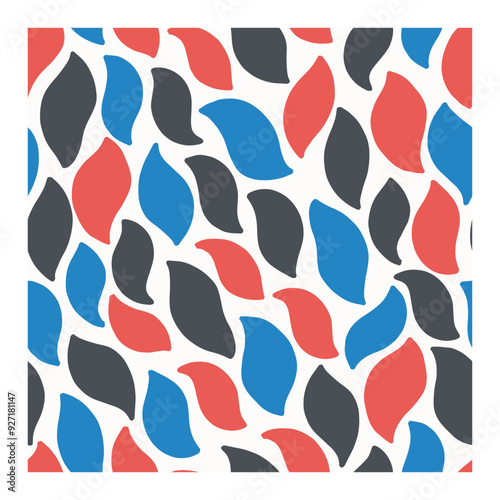 seamless pattern flat ornament motif scandinavian