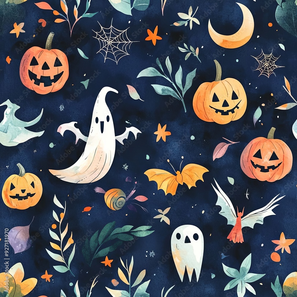 halloween seamless pattern halloween seamless pattern