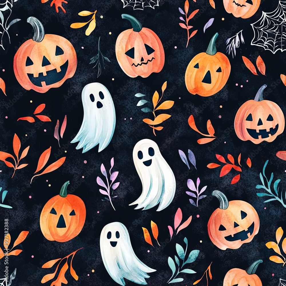 halloween seamless pattern halloween seamless pattern
