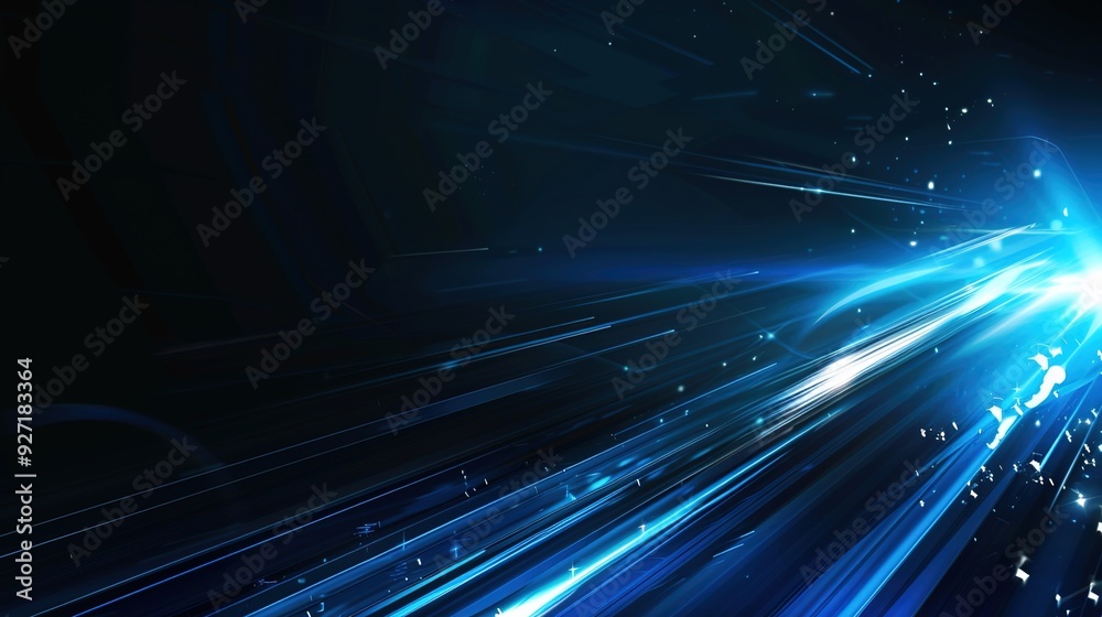 Dynamic blue light rays in motion abstract vector design for science and technology wallpaper
Dynamic blue light rays in motion abstract vector design for science and technology wallpaper