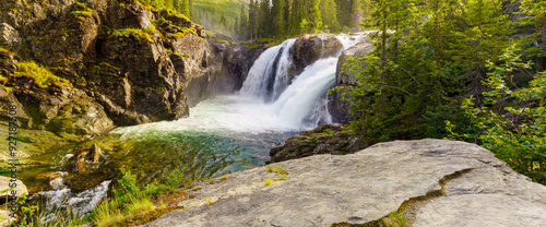 Rjukandefossen Waterfall in Norway photo