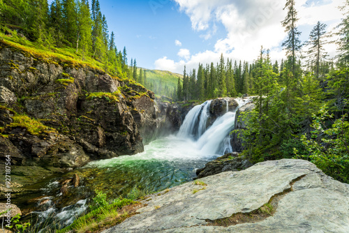 Rjukandefossen Waterfall in Norway