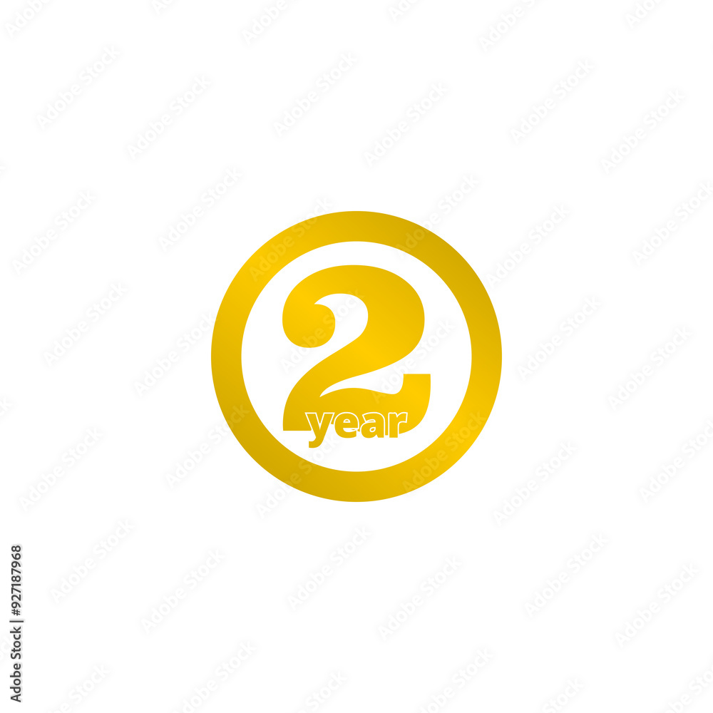 Two year warranty icon isolated on transparent background Two year warranty icon isolated on transparent background