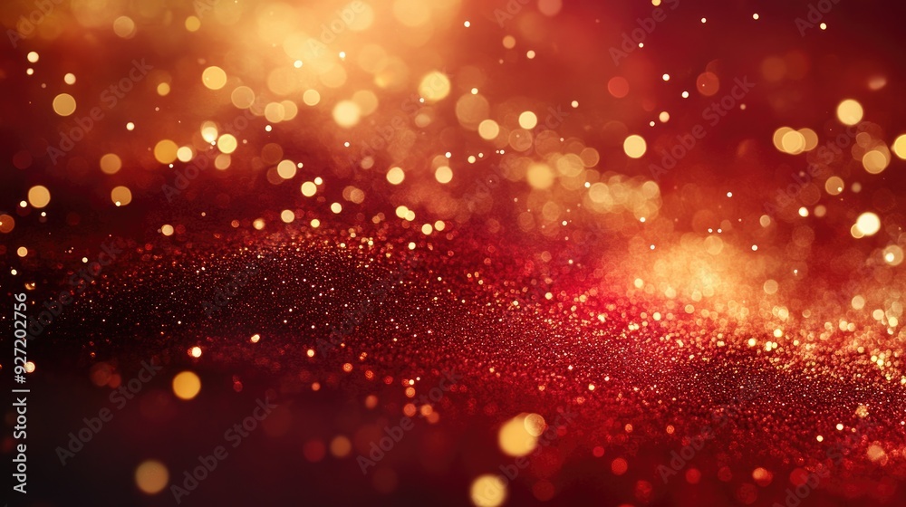 Red glitter background with bokeh. Perfect for holiday or celebratory designs, or for adding sparkle to your projects. Red glitter background with bokeh. Perfect for holiday or celebratory designs, or for adding sparkle to your projects.