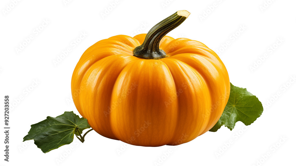 Single mini pumpkin isolated on transparent background. Single mini pumpkin isolated on transparent background.