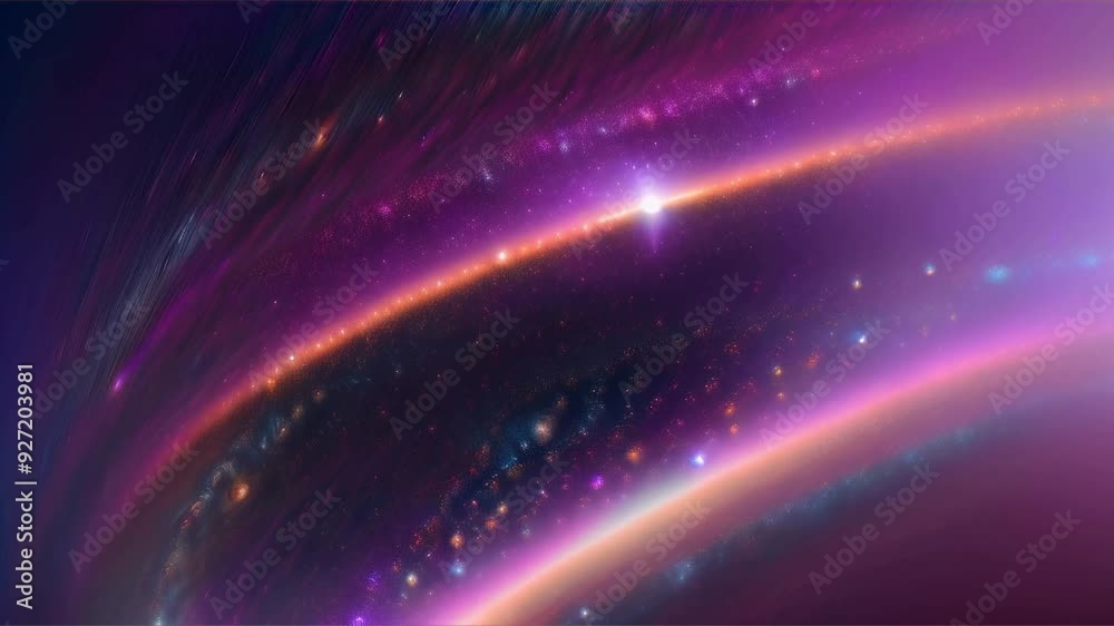 A beautiful mirage of a galaxy abyss with mystical planets A beautiful mirage of a galaxy abyss with mystical planets