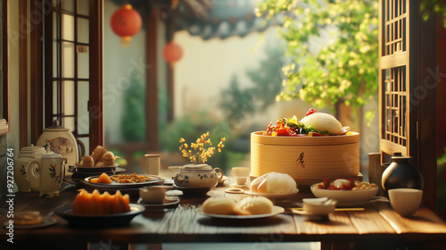 Wallpaper Mural Chinese food for breakfast Torontodigital.ca