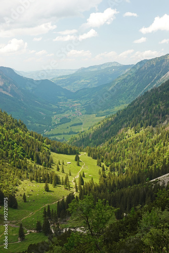 The Hintersteiner valley, Bad Hindelang, Germany photo