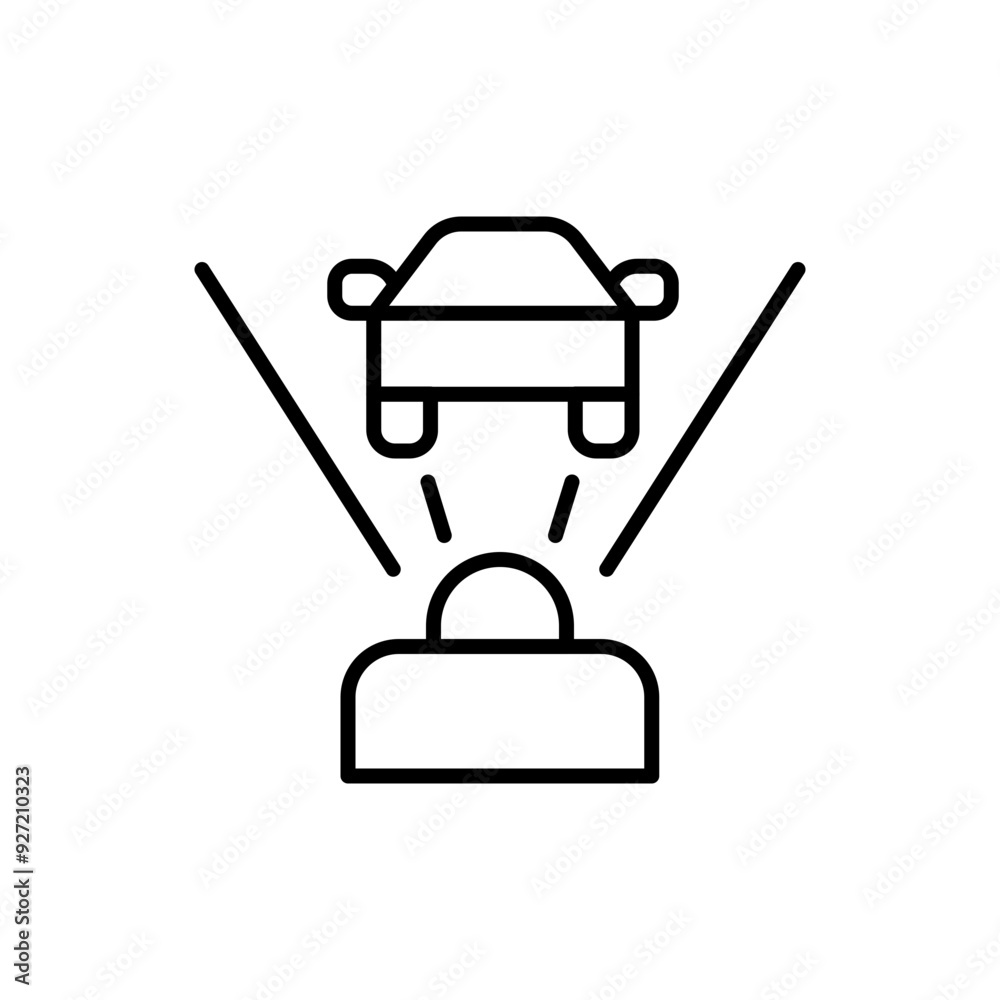 Hologram car outline icons, minimalist vector illustration ,simple transparent graphic element .Isolated on white background Hologram car outline icons, minimalist vector illustration ,simple transparent graphic element .Isolated on white background