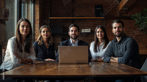 group of business people working together