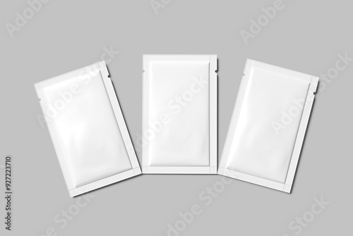 Sachet Packaging Blank Mockup