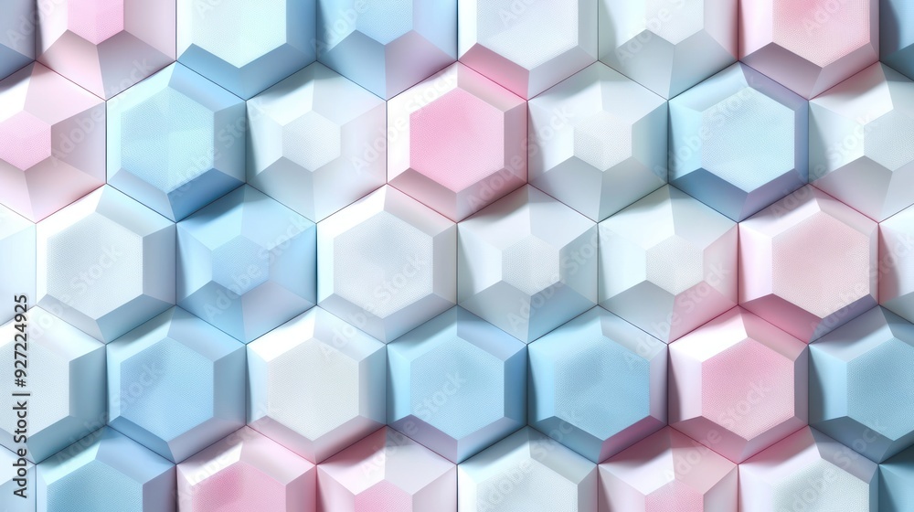 Abstract geometric seamless pattern with hexagonal shapes and tropical hues, vibrant and playful Abstract geometric seamless pattern with hexagonal shapes and tropical hues, vibrant and playful