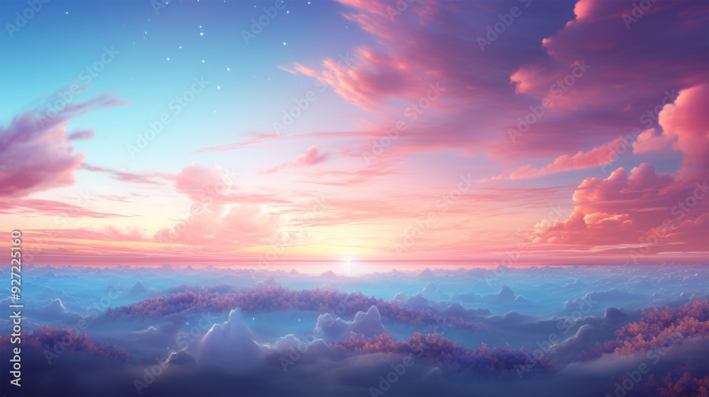 cloudscape on nature background cloudscape on nature background