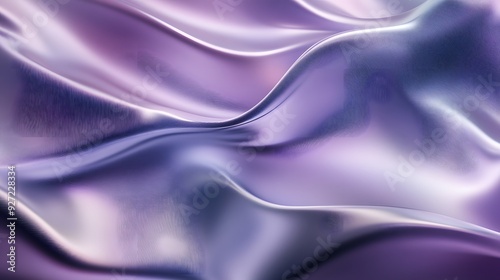 95. "A sleek 3D background featuring smooth, undulating surfaces and a gradient from deep purples to light grays