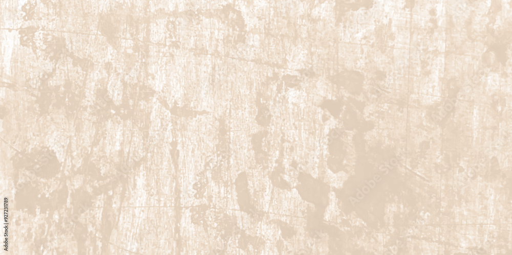 Obraz premium Abstract background with white, brown grunge stone concrete wall and marble floor tiles texture design. white, brown marble stone rock structure background. concrete rusty wall texture.